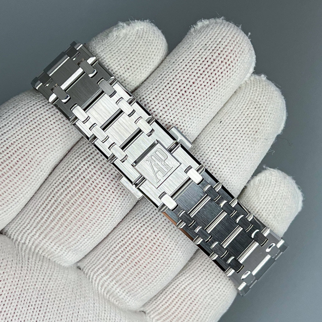 Audemars Piguet Jumbo Extra Thin White Gold Salmon Dial 15202BC.OO.1240BC.01