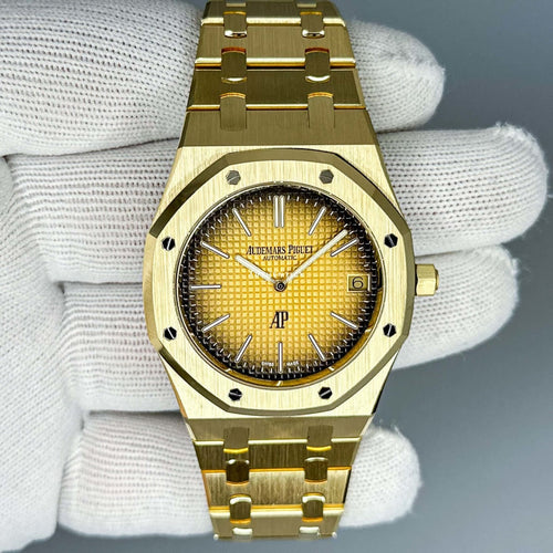 Audemars Piguet Jumbo Extra Thin Yellow Gold 50th Anniversary 16202BA.OO.1240BA.01