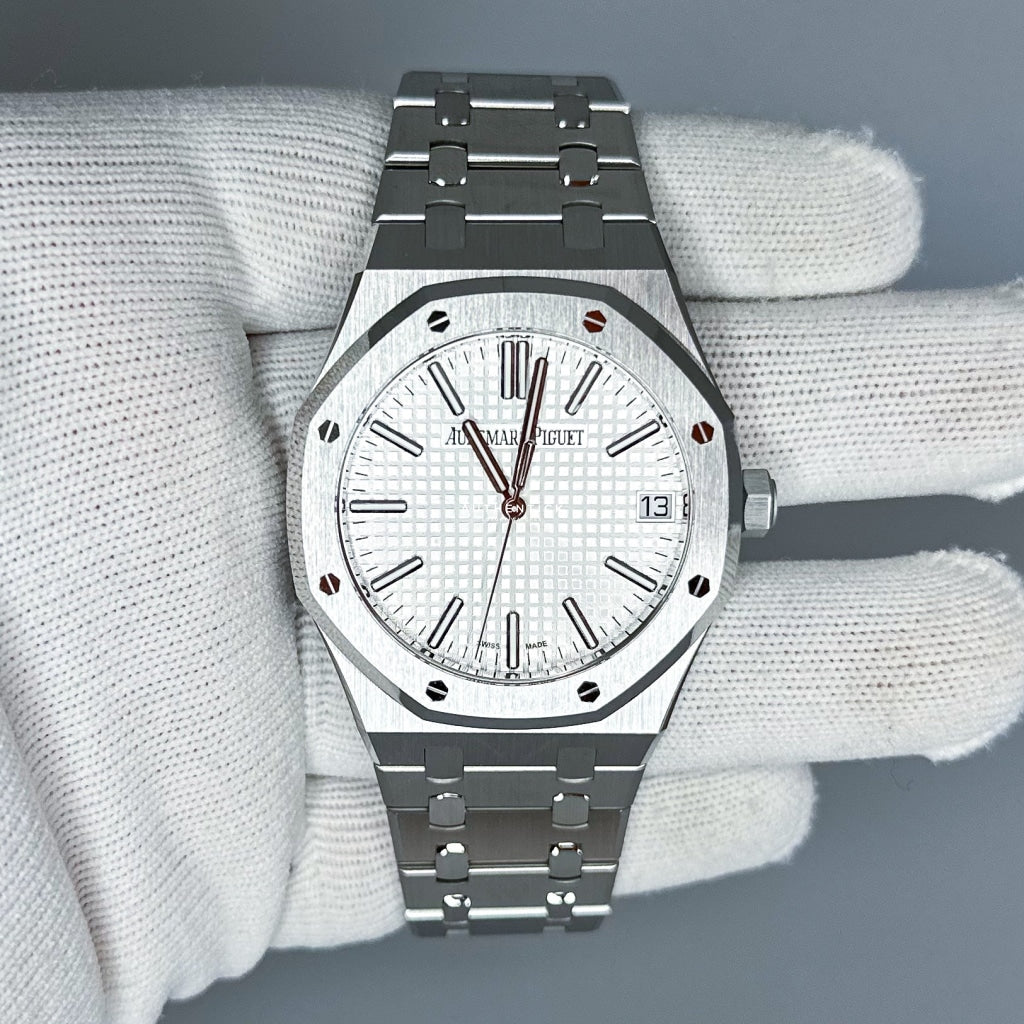Audemars Piguet Royal Oak Automatic 41mm White Dial "50th Anniversary" 15510ST.OO.1320ST.03