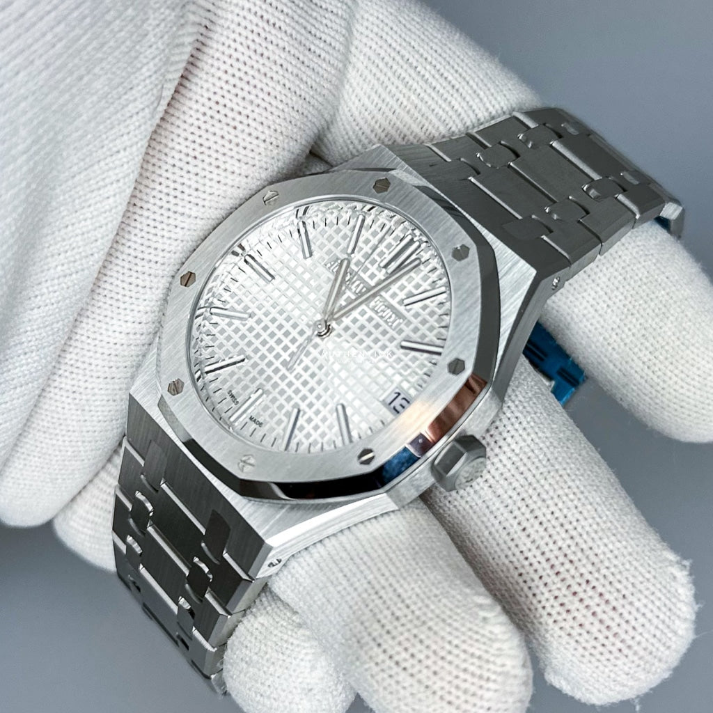 Audemars Piguet Royal Oak Automatic 41mm White Dial "50th Anniversary" 15510ST.OO.1320ST.03