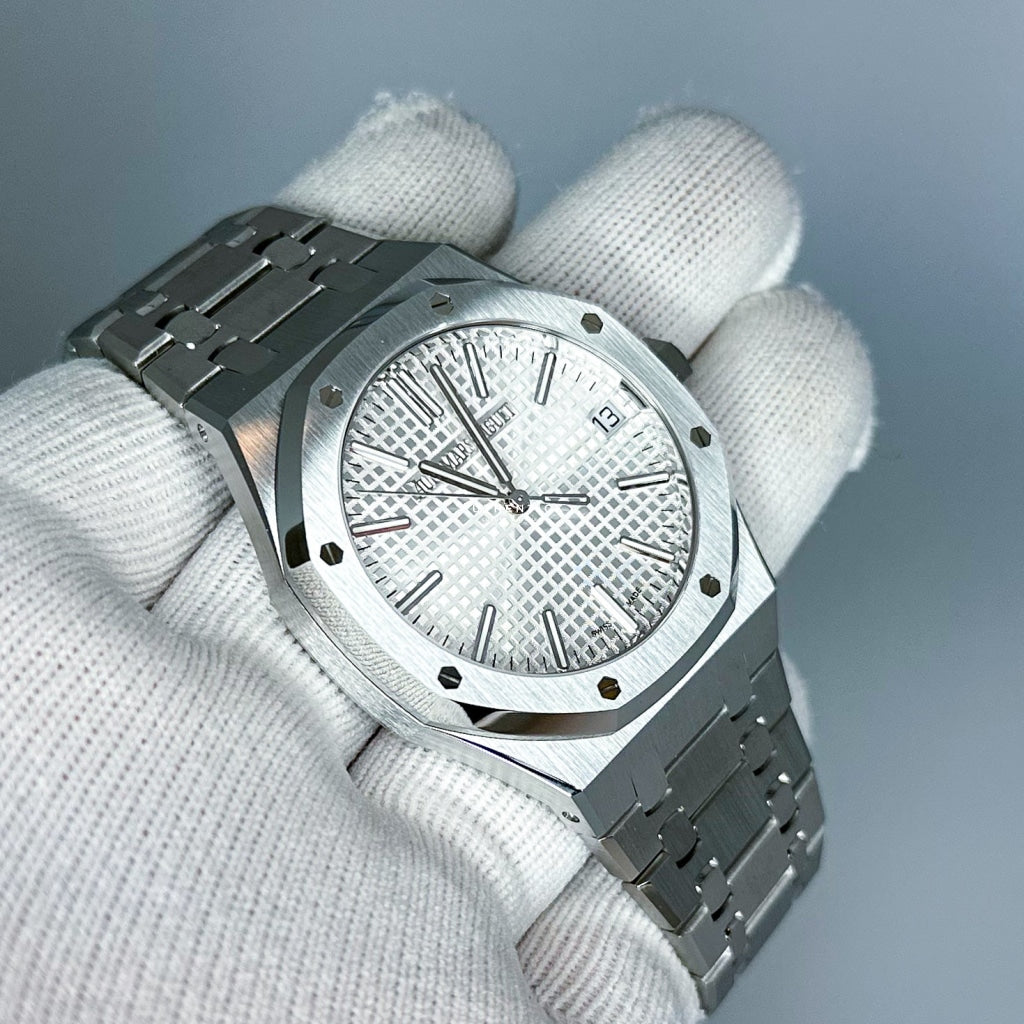 Audemars Piguet Royal Oak Automatic 41mm White Dial "50th Anniversary" 15510ST.OO.1320ST.03