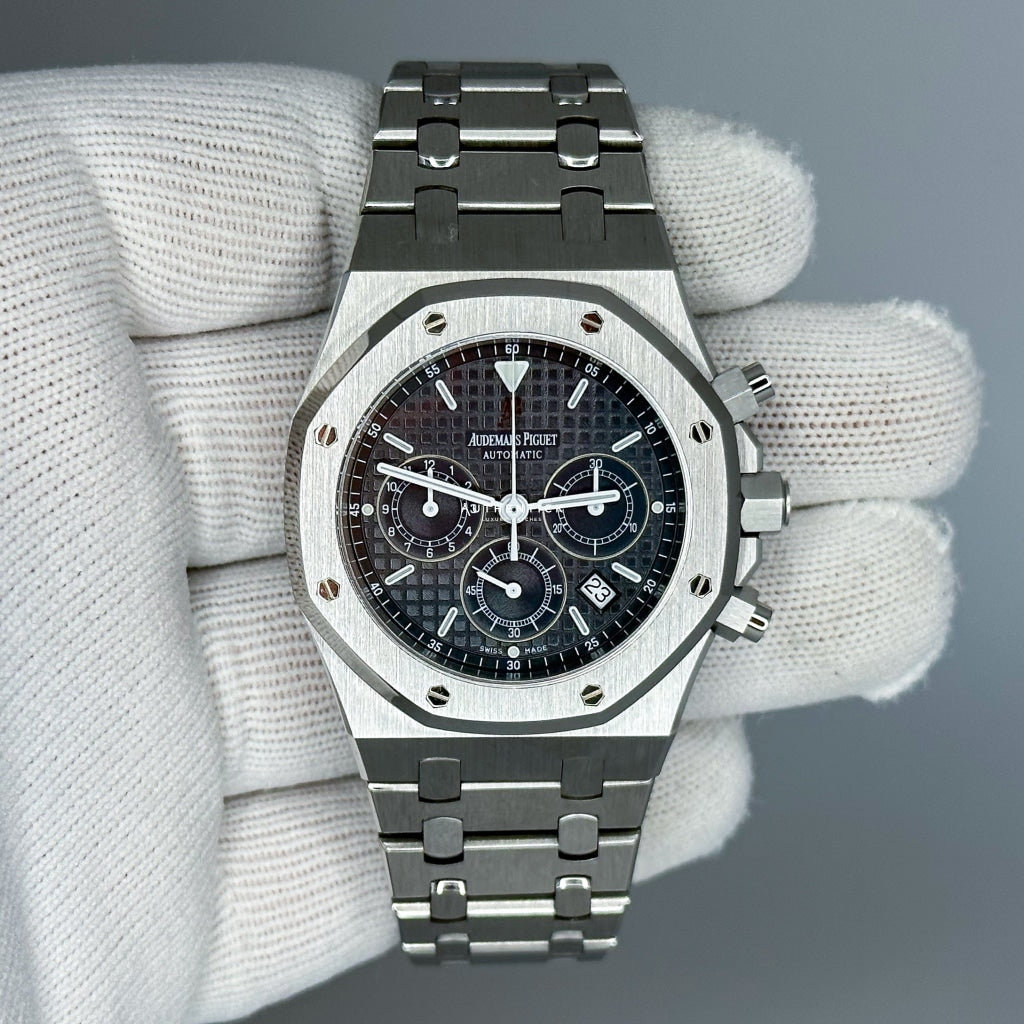 Audemars Piguet Royal Oak Chronograph Kasparov Blue Dial Stainless Steel 25860ST.OO.1110ST.03