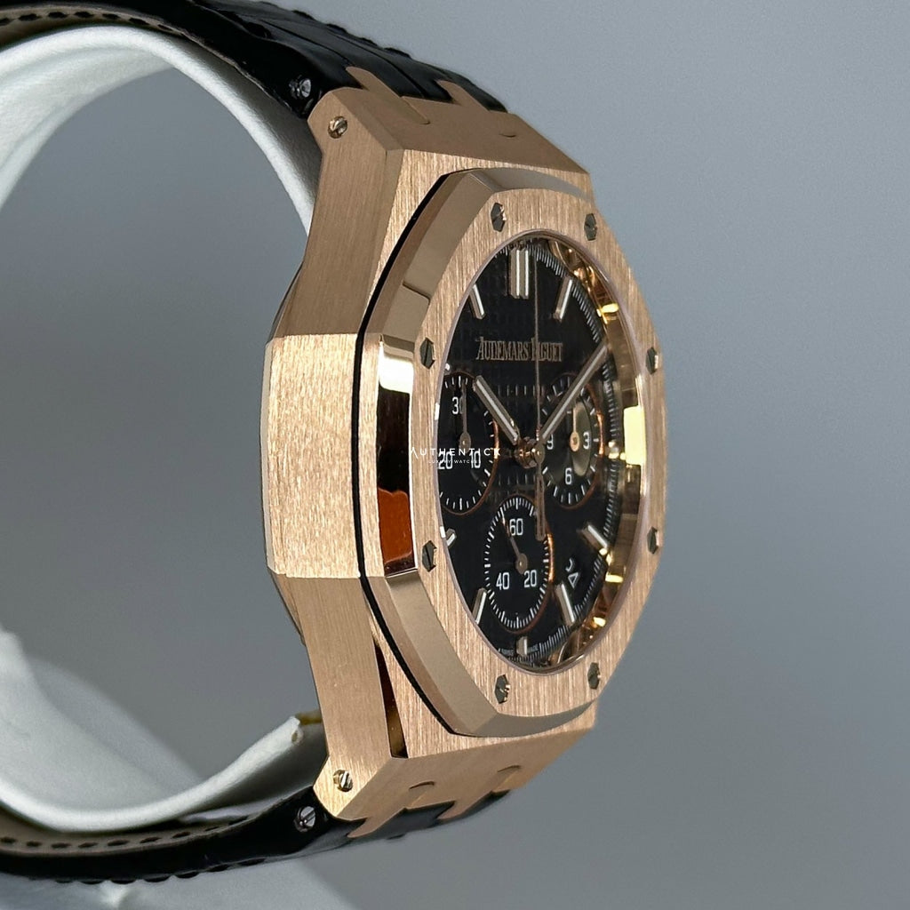 Audemars Piguet Royal Oak Chronograph Rose Gold Black Dial 50th Anniversary 26240OR.OO.D002CR.01