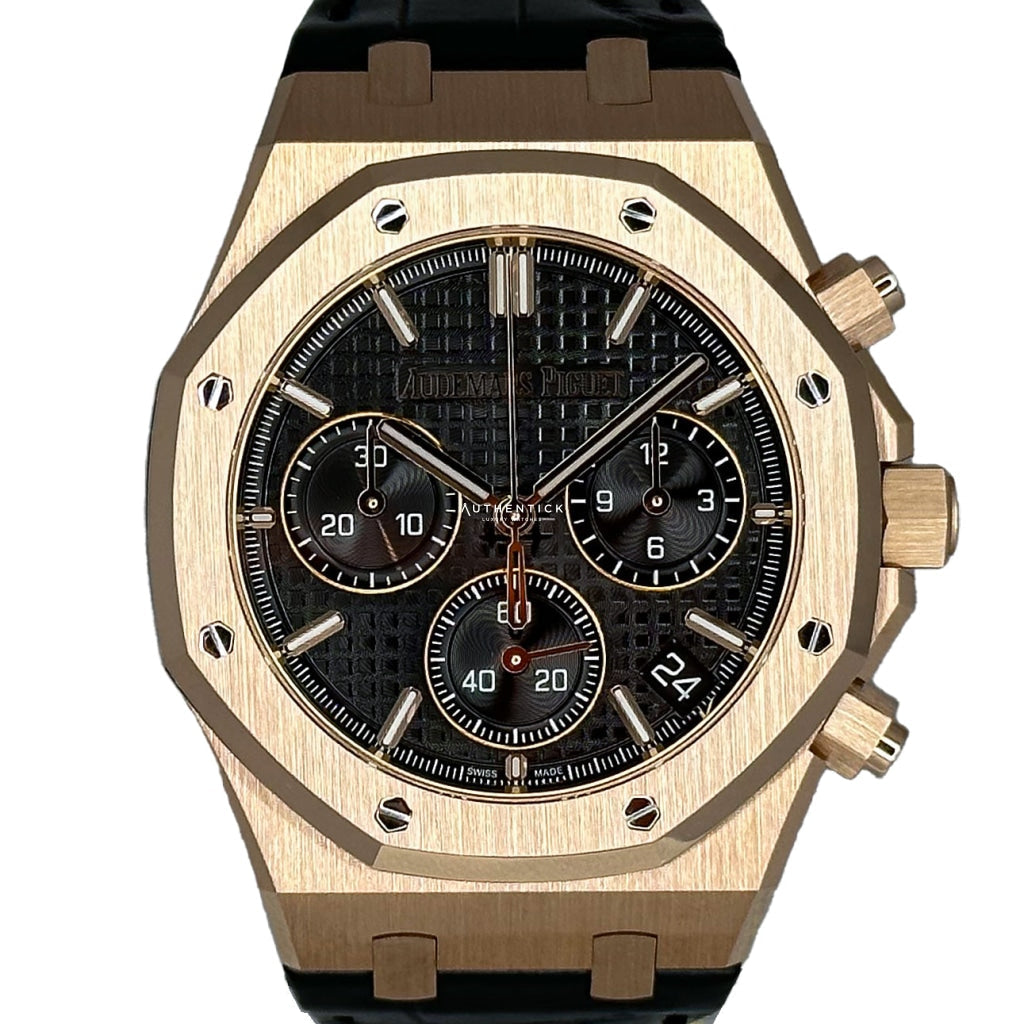 Audemars Piguet Royal Oak Chronograph Rose Gold Black Dial 50th Anniversary 26240OR.OO.D002CR.01