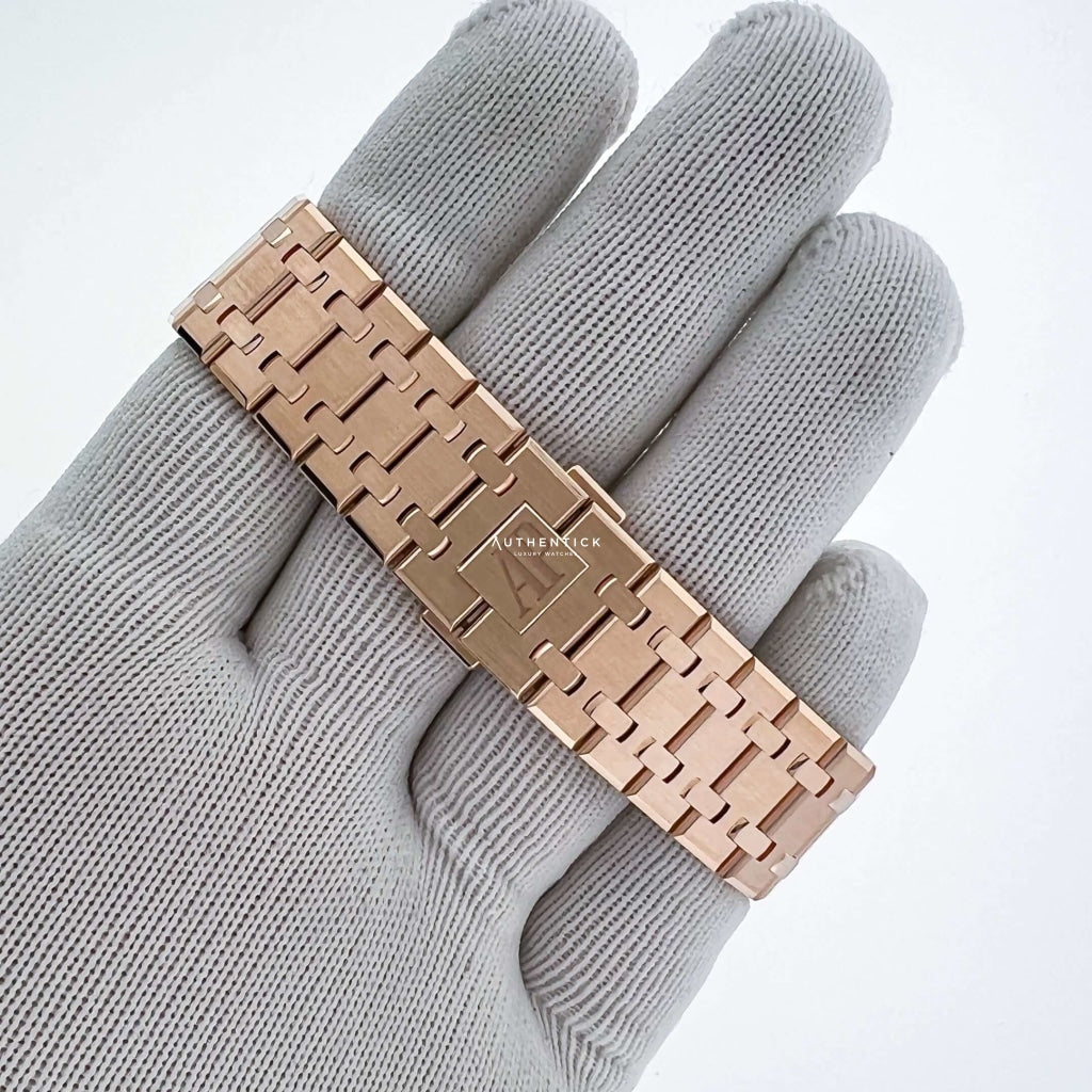 Audemars Piguet Royal Oak Chronograph Rose Gold Blue Dial 26239OR.OO.1220OR.01