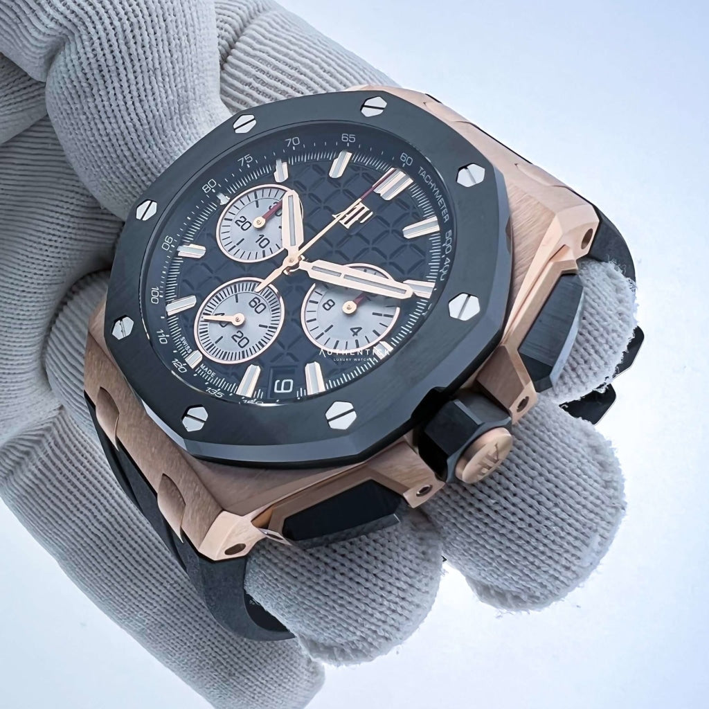 Audemars Piguet Royal Oak OffShore 43mm Rose Gold Black Dial 26420RO.OO.A002CA.01