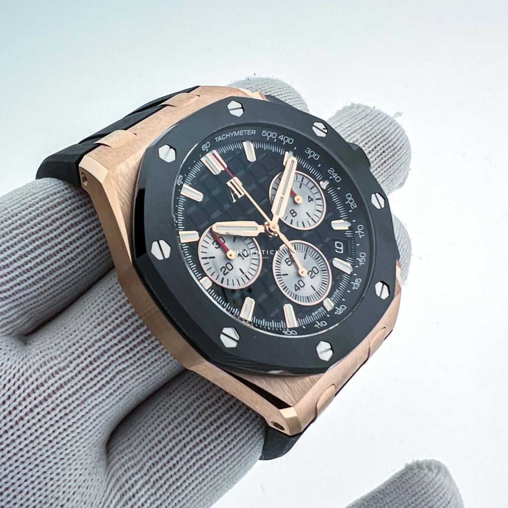 Audemars Piguet Royal Oak OffShore 43mm Rose Gold Black Dial 26420RO.OO.A002CA.01