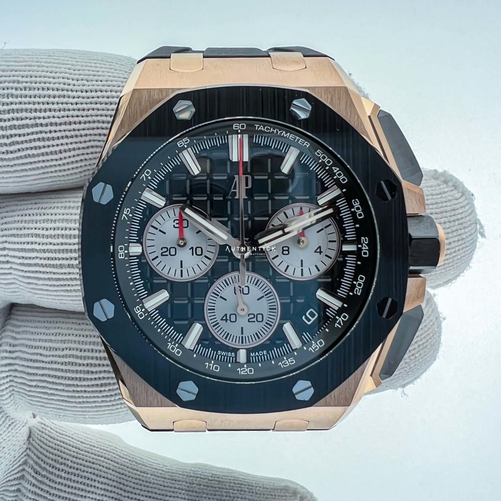 Audemars Piguet Royal Oak OffShore 43mm Rose Gold Black Dial 26420RO.OO.A002CA.01
