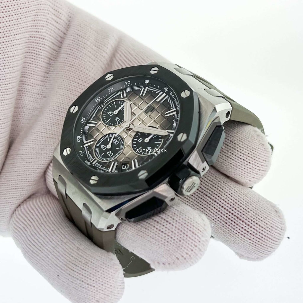 Audemars Piguet Royal Oak OffShore 43mm Stainless Smoked Taupe Dial 26420SO.OO.A600CA.01