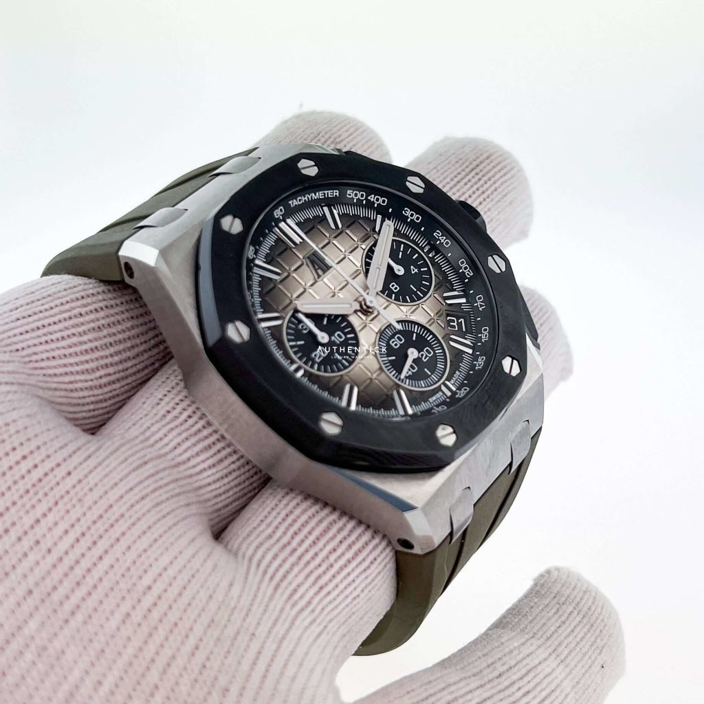 Audemars Piguet Royal Oak OffShore 43mm Stainless Smoked Taupe Dial 26420SO.OO.A600CA.01