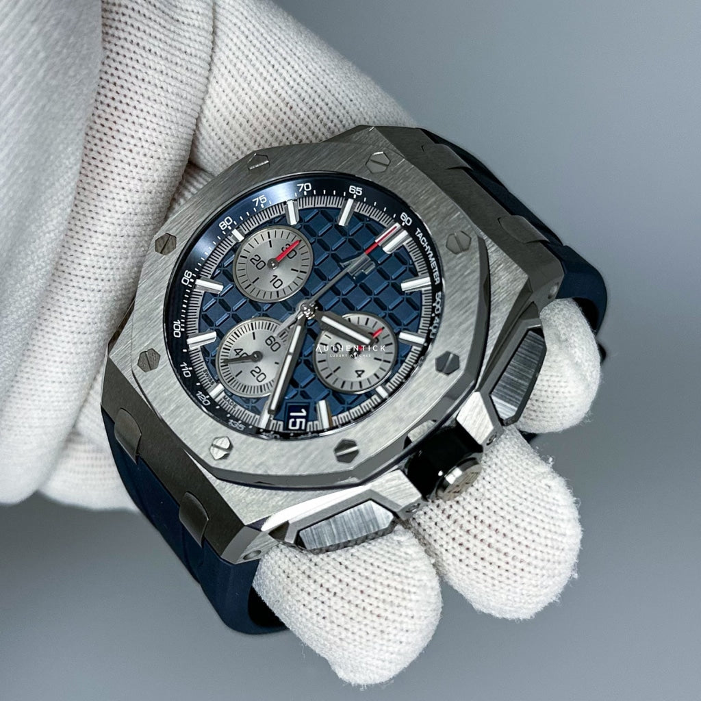 Audemars Piguet Royal Oak OffShore 43mm Titanium Blue Dial 26420TI.OO.A027CA.01