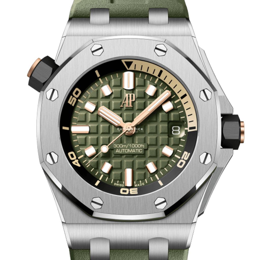 Audemars Piguet Royal Oak OffShore Diver 42mm Green Dial 15720ST.OO.A052CA.01