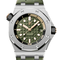 Audemars Piguet Royal Oak OffShore Diver 42mm Green Dial 15720ST.OO.A052CA.01