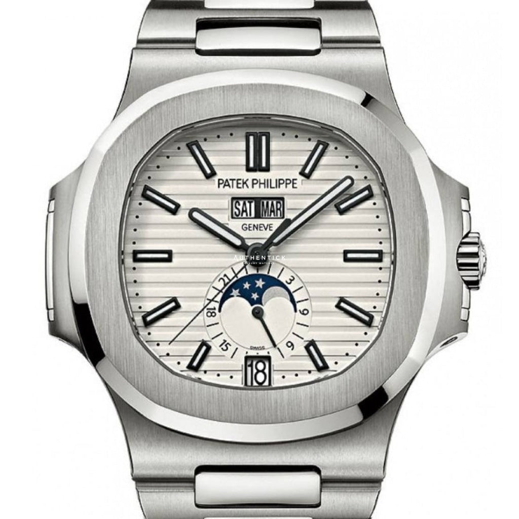 Patek Philippe Nautilus Annual Calendar Stainless Steel White Dial 5726/1A-010