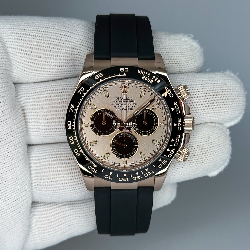 Rolex Cosmograph Daytona Everose Oysterflex Sundust Dial 116515LN
