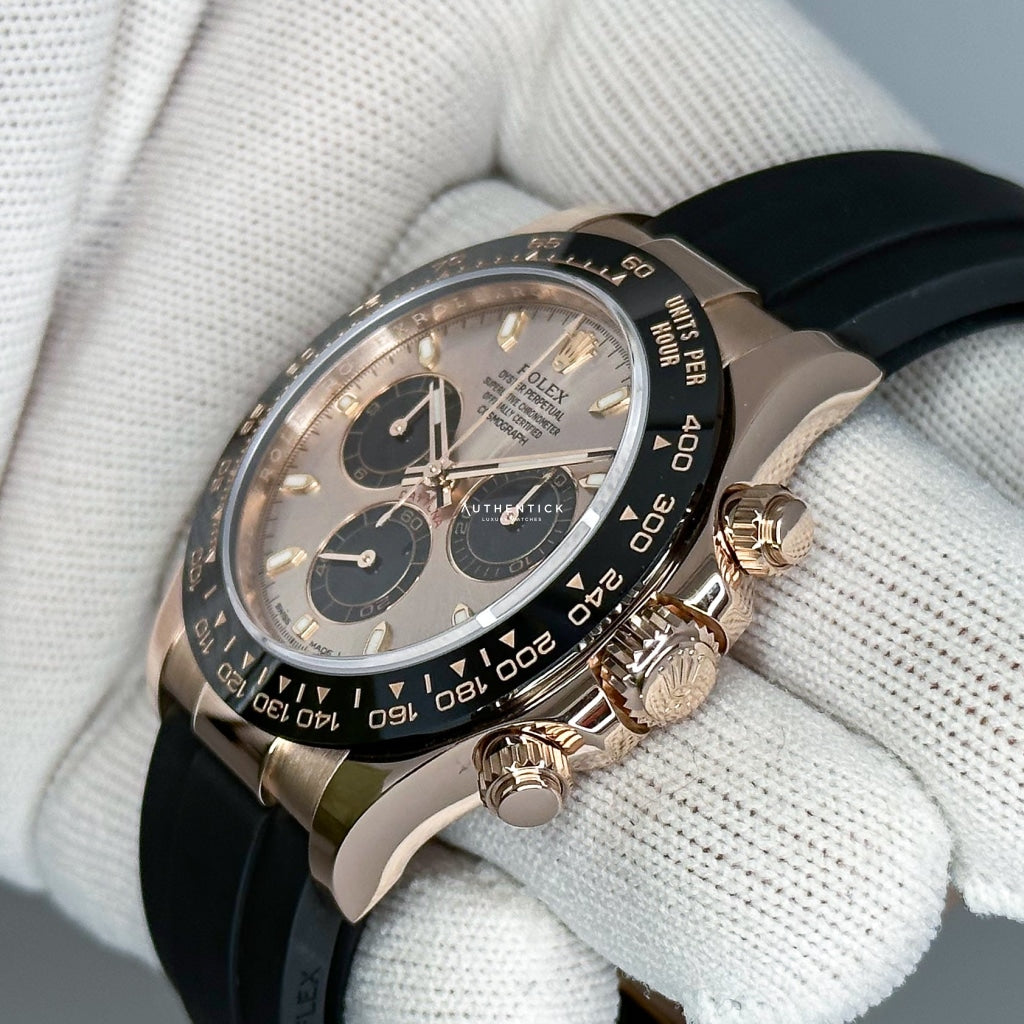 Rolex Cosmograph Daytona Everose Oysterflex Sundust Dial 116515LN