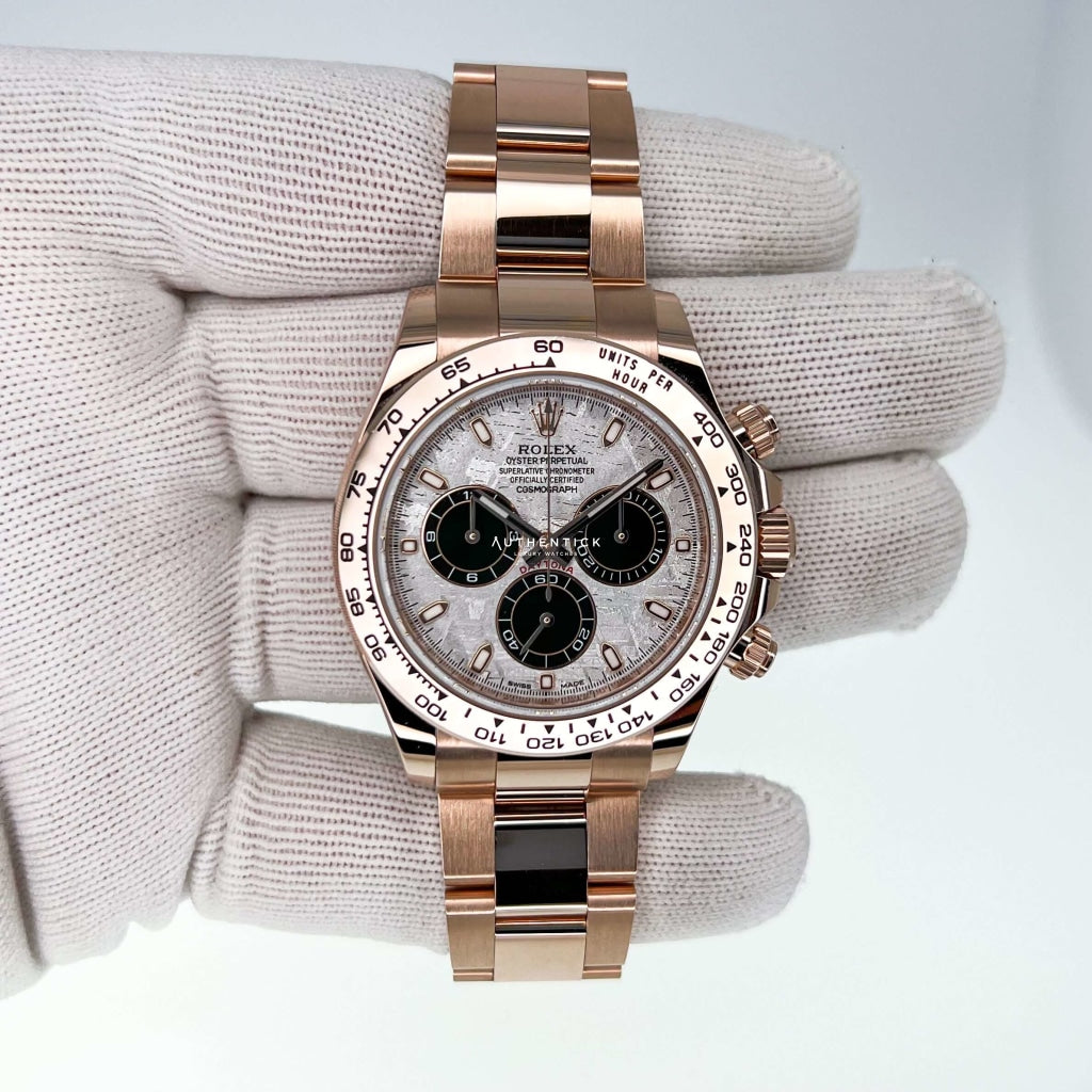 Rolex Cosmograph Daytona Rose Gold Meteorite Dial