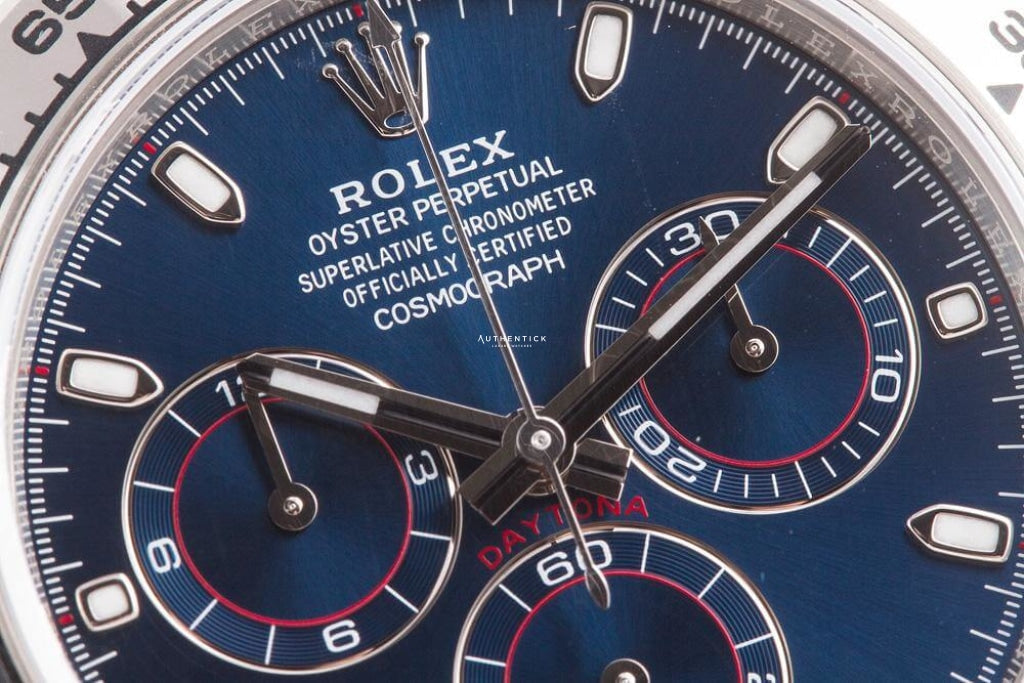 Rolex Cosmograph Daytona White Gold Blue Dial 116509-0071