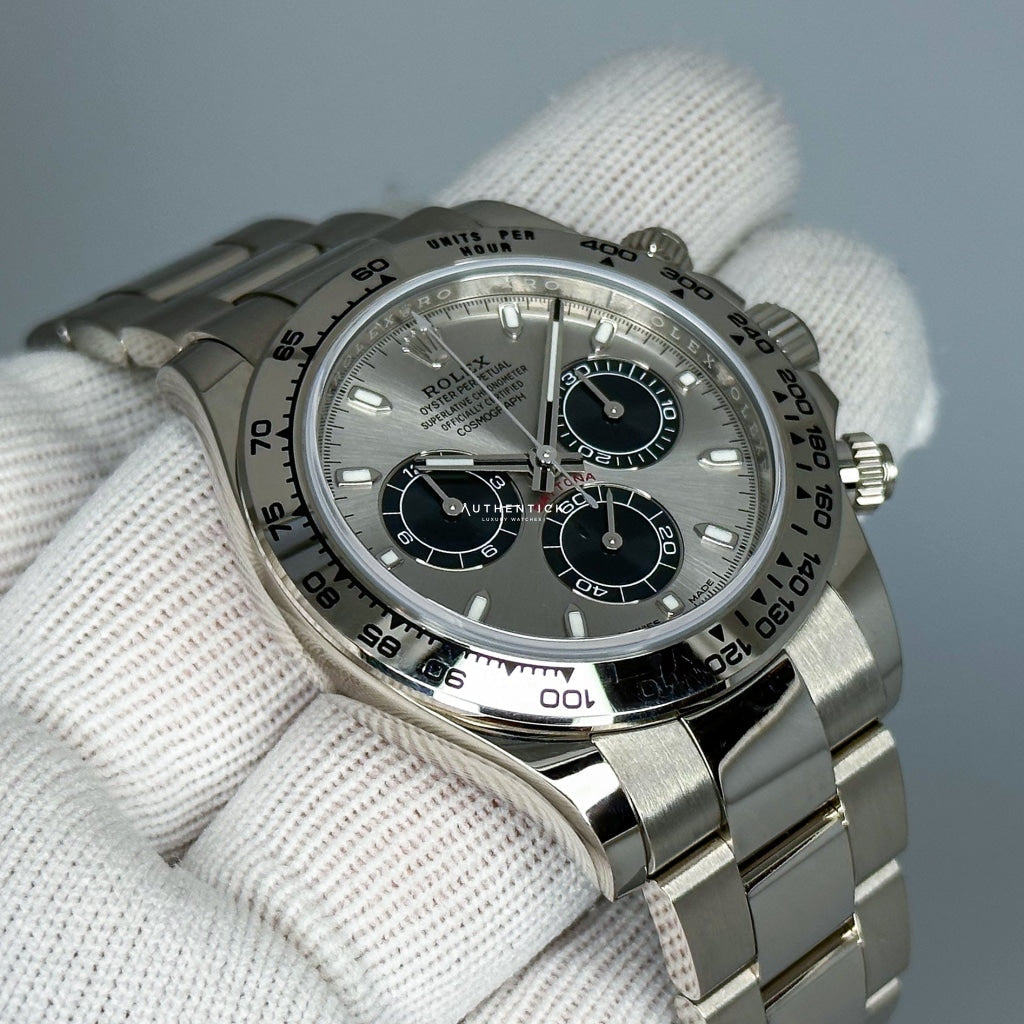 Rolex Cosmograph Daytona White Gold "Ghost" Grey Dial 116509