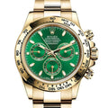 Rolex Cosmograph Daytona Yellow Gold Green Dial John Mayer 116508