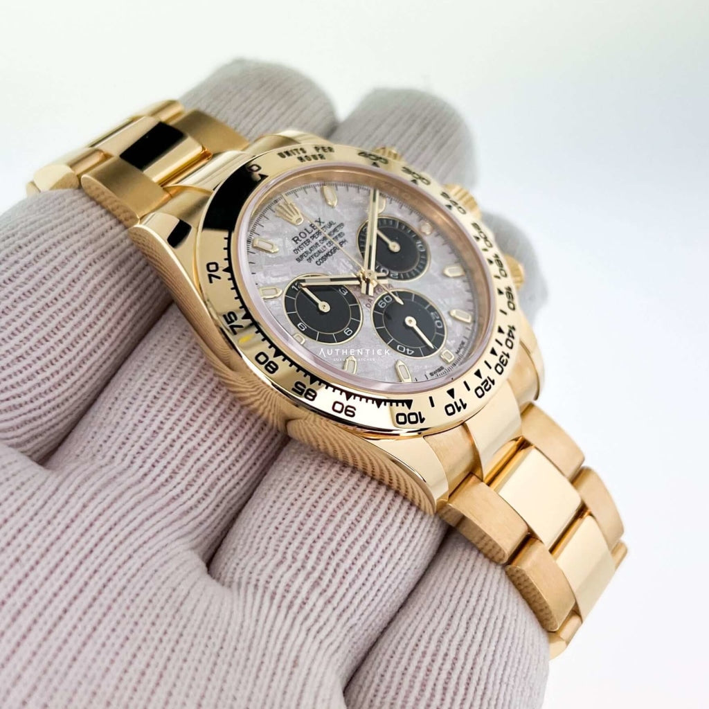 Rolex Cosmograph Daytona Yellow Gold Meteorite Dial 116508-0015