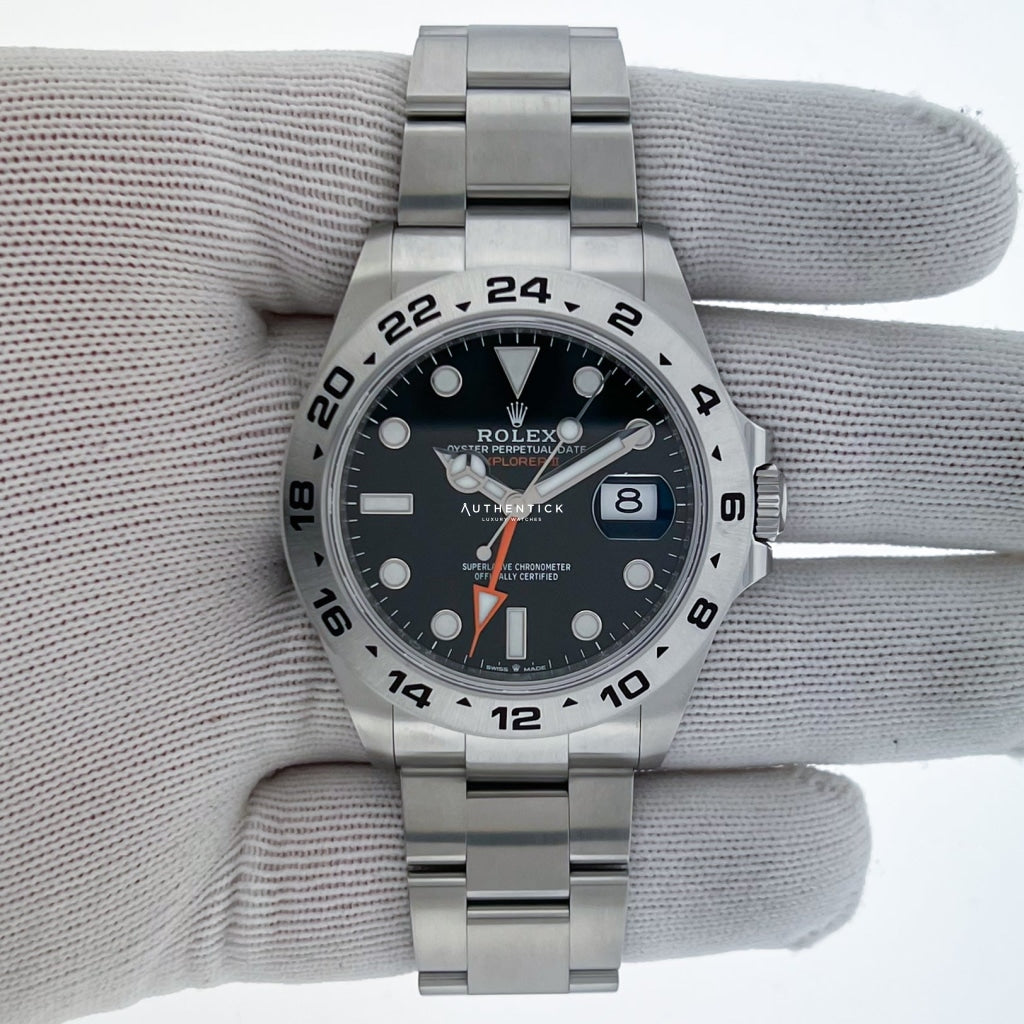 Rolex Explorer II 42mm Stainless Steel Black Dial 226570