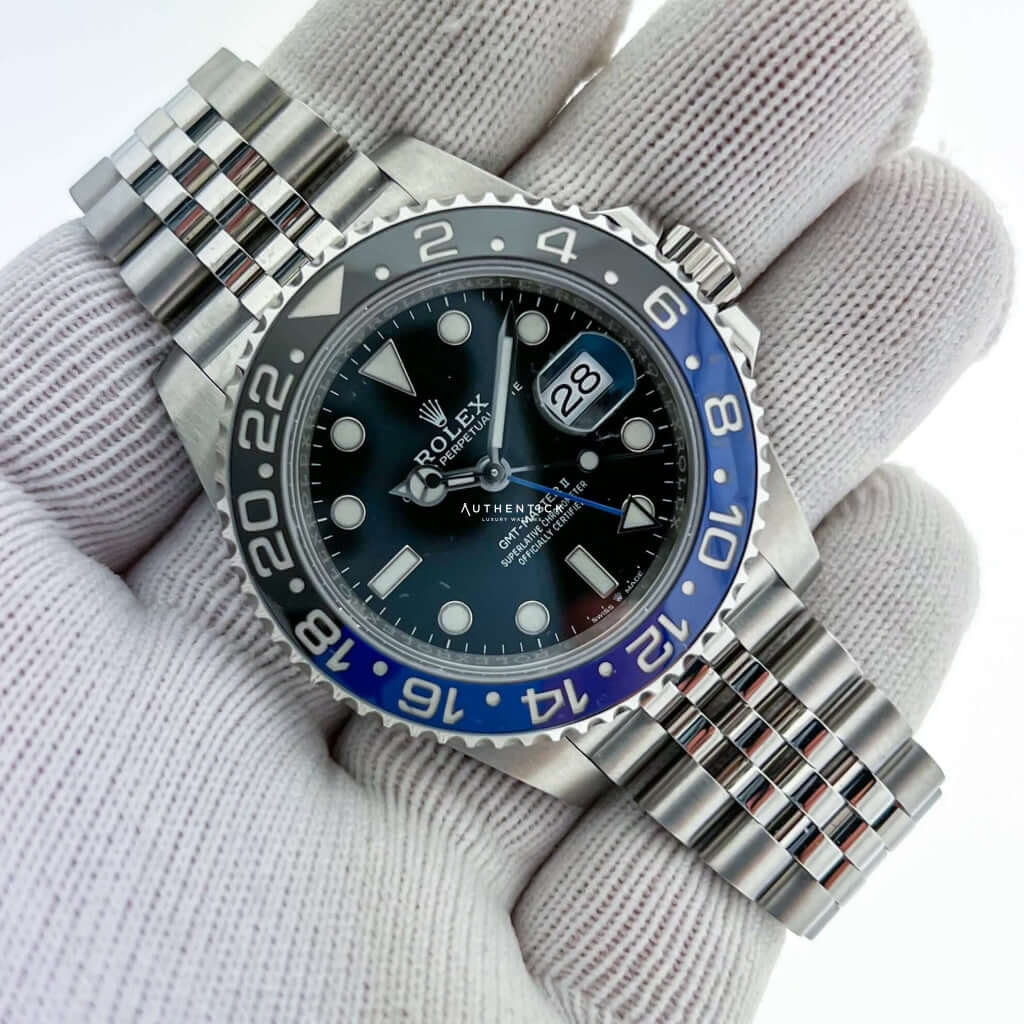 Rolex GMT-Master II Stainless Steel Jubilee "Batgirl" 126710BLNR