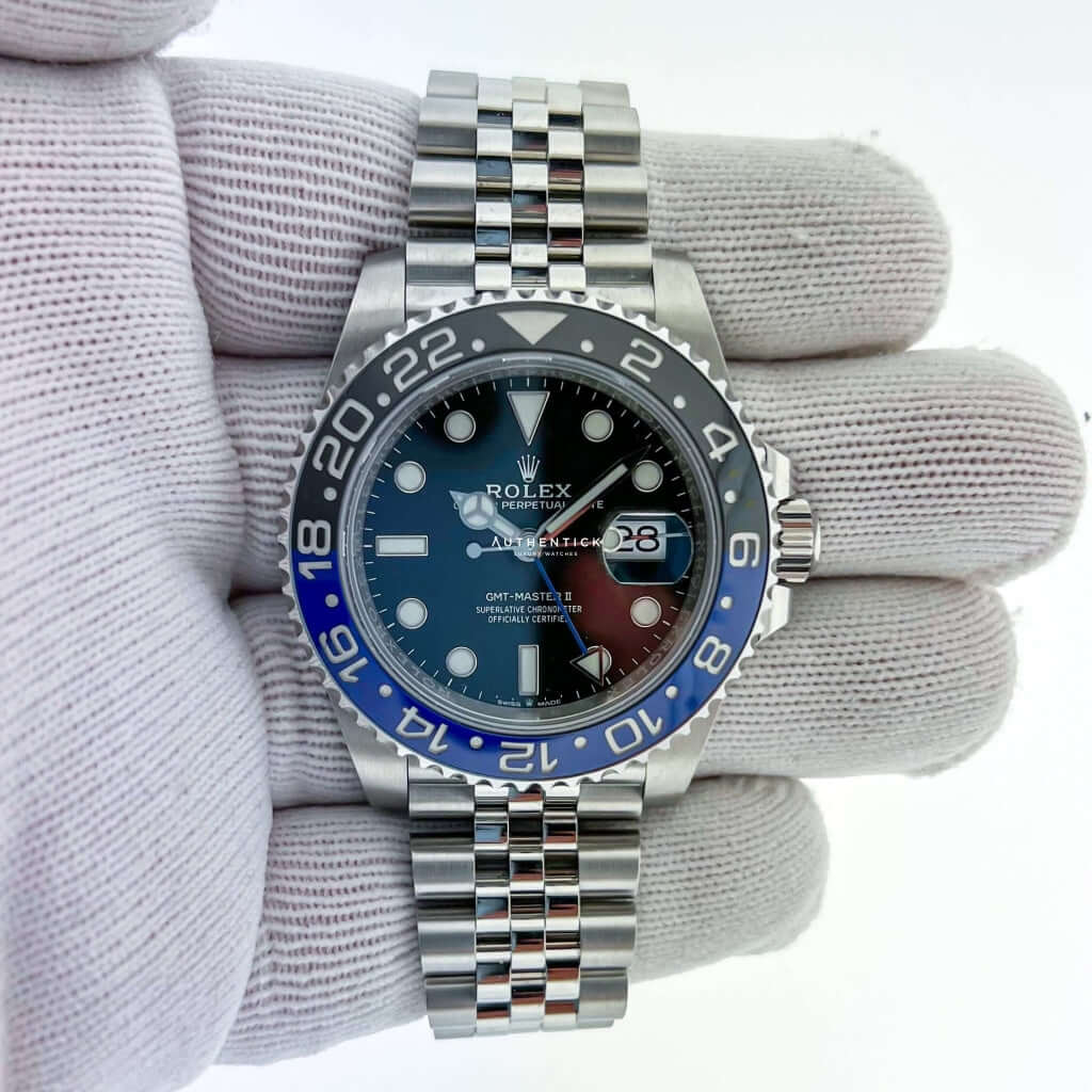 Rolex GMT-Master II Stainless Steel Jubilee "Batgirl" 126710BLNR