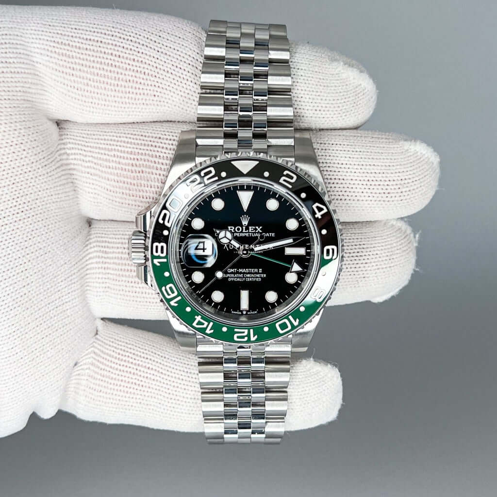 Rolex GMT-Master II Stainless Steel Jubilee Lefty "Sprite" 126720VTNR
