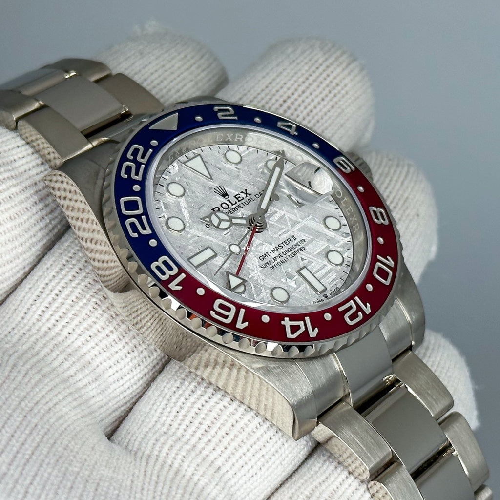 Rolex GMT-Master II White Gold Oyster Meteorite "Superman" 126719BLRO