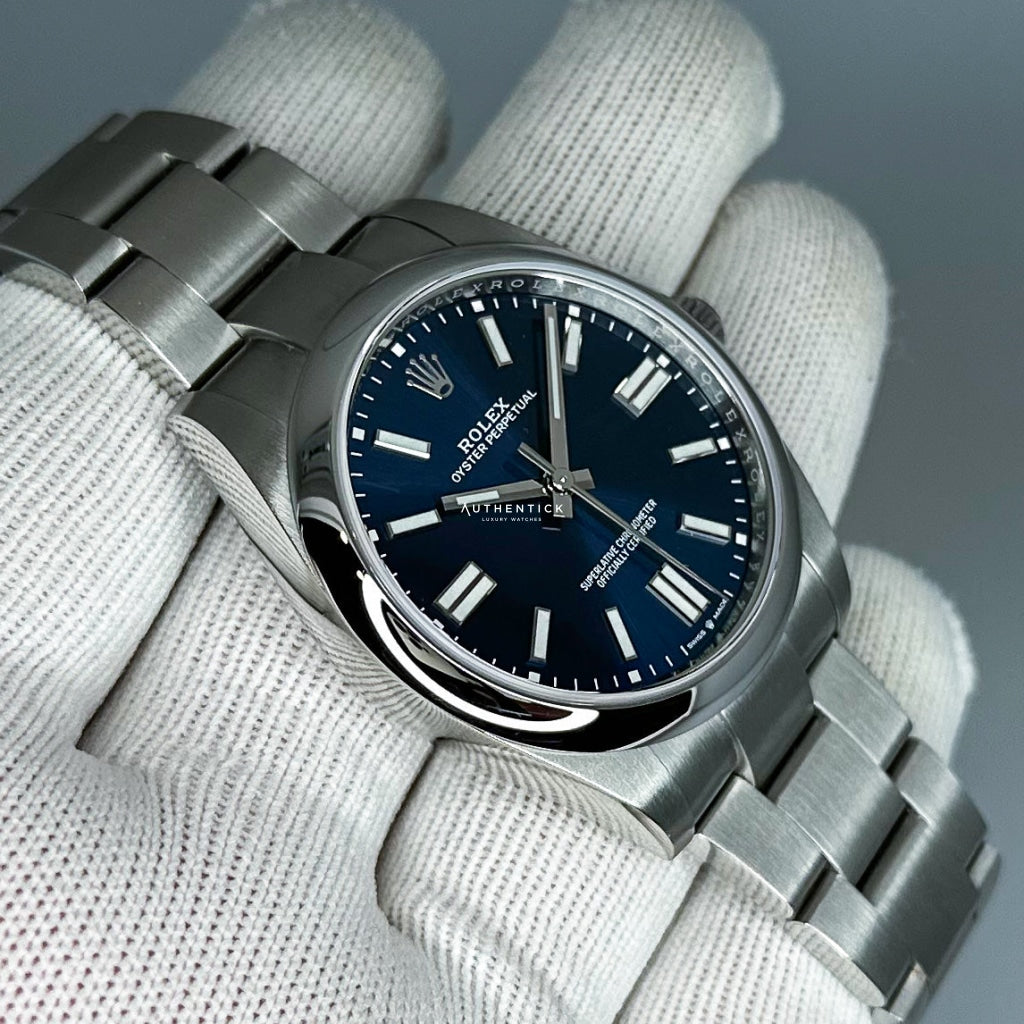 Rolex Oyster Perpetual 41 Stainless Steel Blue Dial 124300