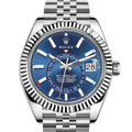Rolex Sky-Dweller Stainless Steel & White Gold Blue Dial Jubilee 326934