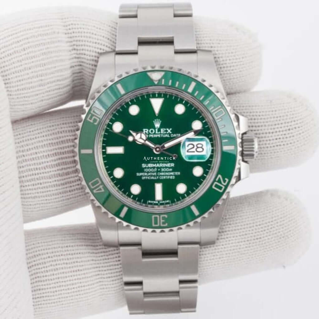 Rolex Submariner "Date" 40mm Stainless Steel Hulk Green Dial 116610LV