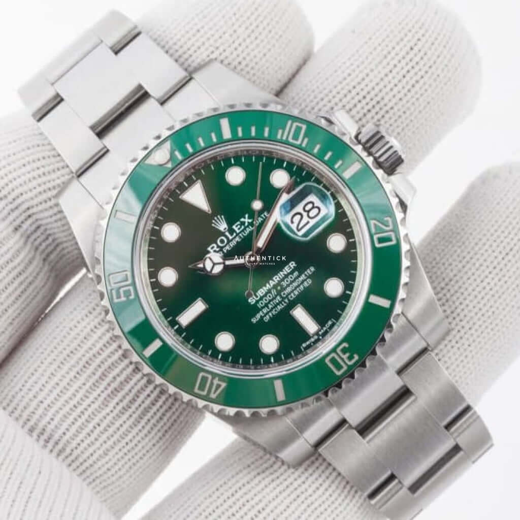 Rolex Submariner "Date" 40mm Stainless Steel Hulk Green Dial 116610LV