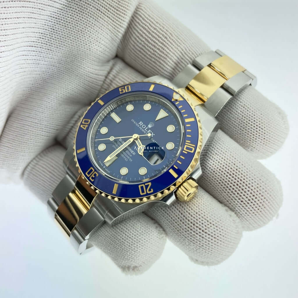 Rolex Submariner "Date" 41mm Stainless Steel & Yellow Gold Blue Dial 126613LB