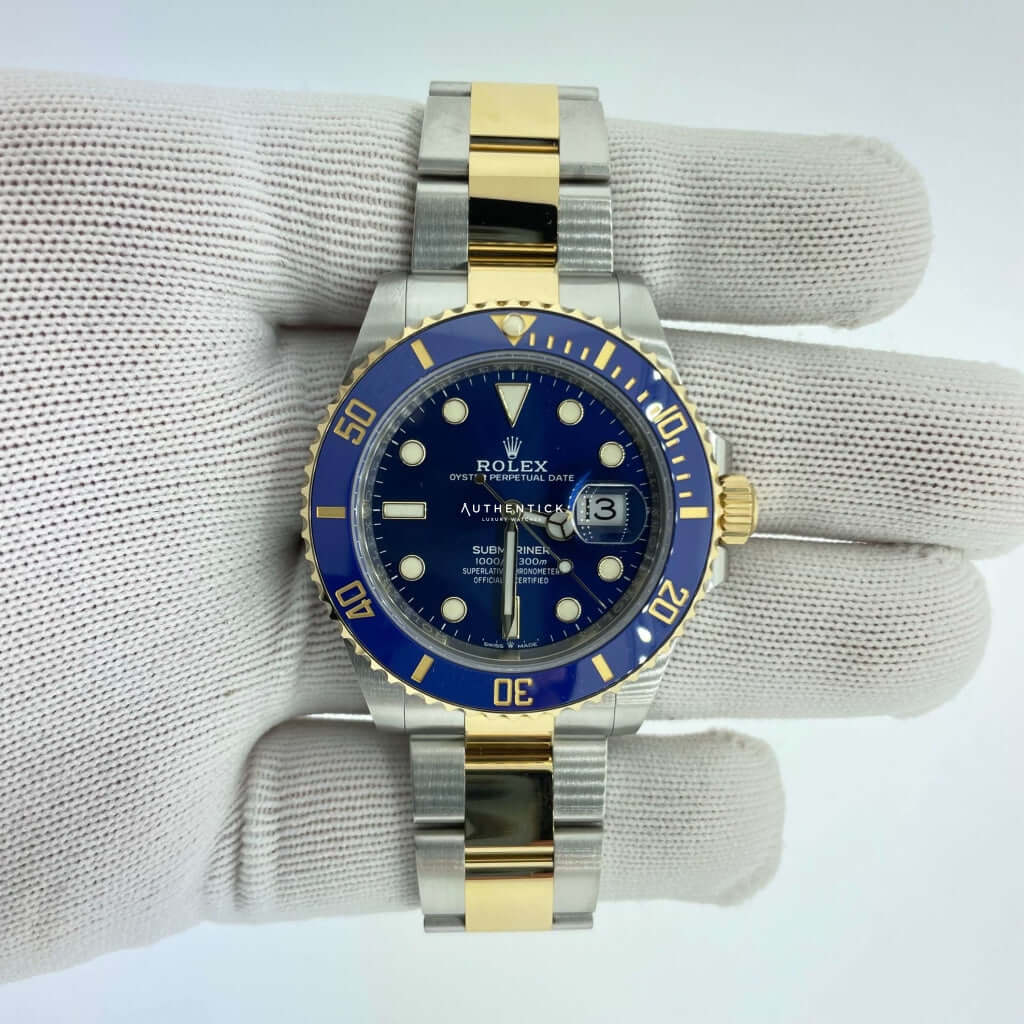 Rolex Submariner "Date" 41mm Stainless Steel & Yellow Gold Blue Dial 126613LB
