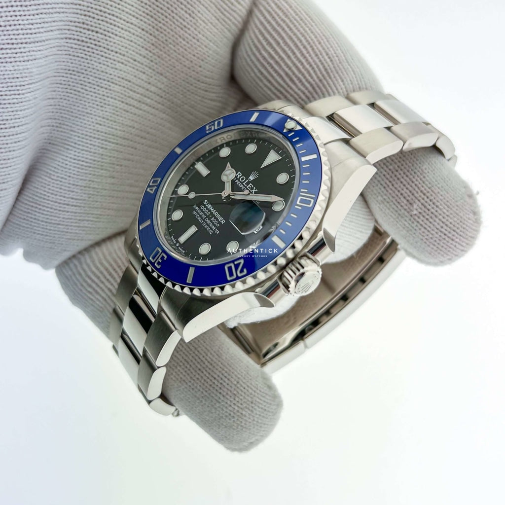 Rolex Submariner "Date" 41mm White Gold Blueberry