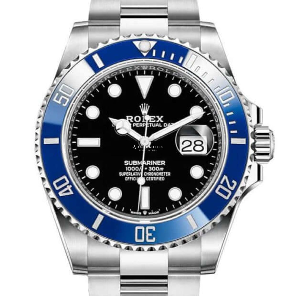 Rolex Submariner "Date" 41mm White Gold Blueberry