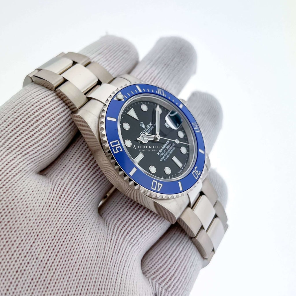 Rolex Submariner "Date" 41mm White Gold Blueberry