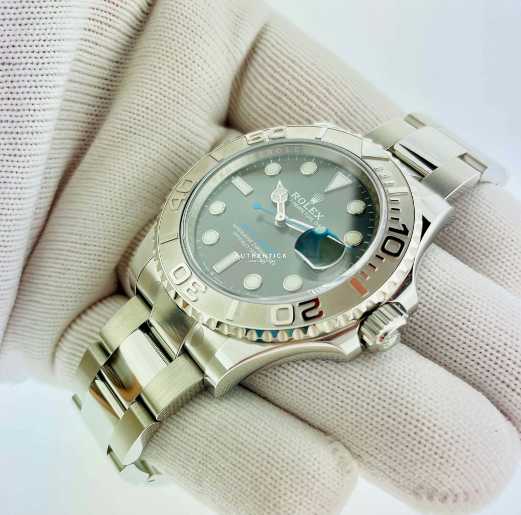 Rolex Yacht-Master 40 Rolesor Stainless Steel Platinum Rhodium Dial 126622