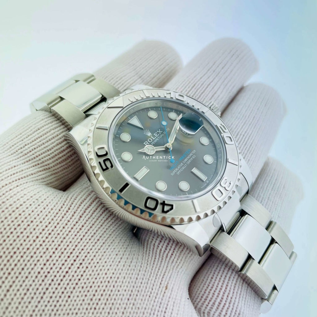 Rolex Yacht-Master 40 Rolesor Stainless Steel Platinum Rhodium Dial 126622